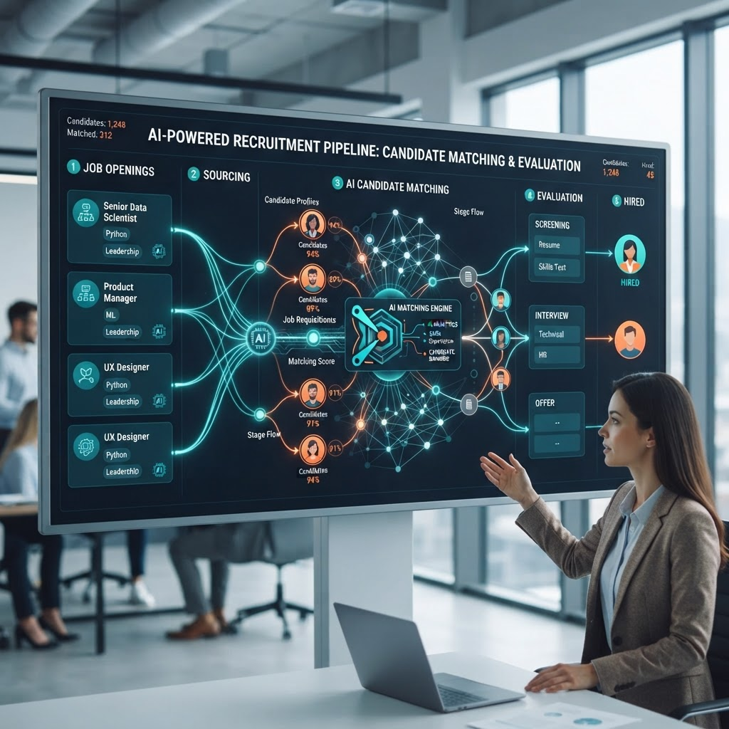 Illustratie bij Indeed Lanceert Sourcing Assistant: AI die Zelf Kandidaten Vindt